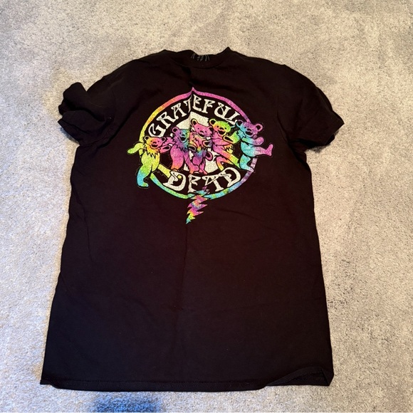 Grateful Dead Adult Tee with Colorful Bear Design - Picture 1 of 1